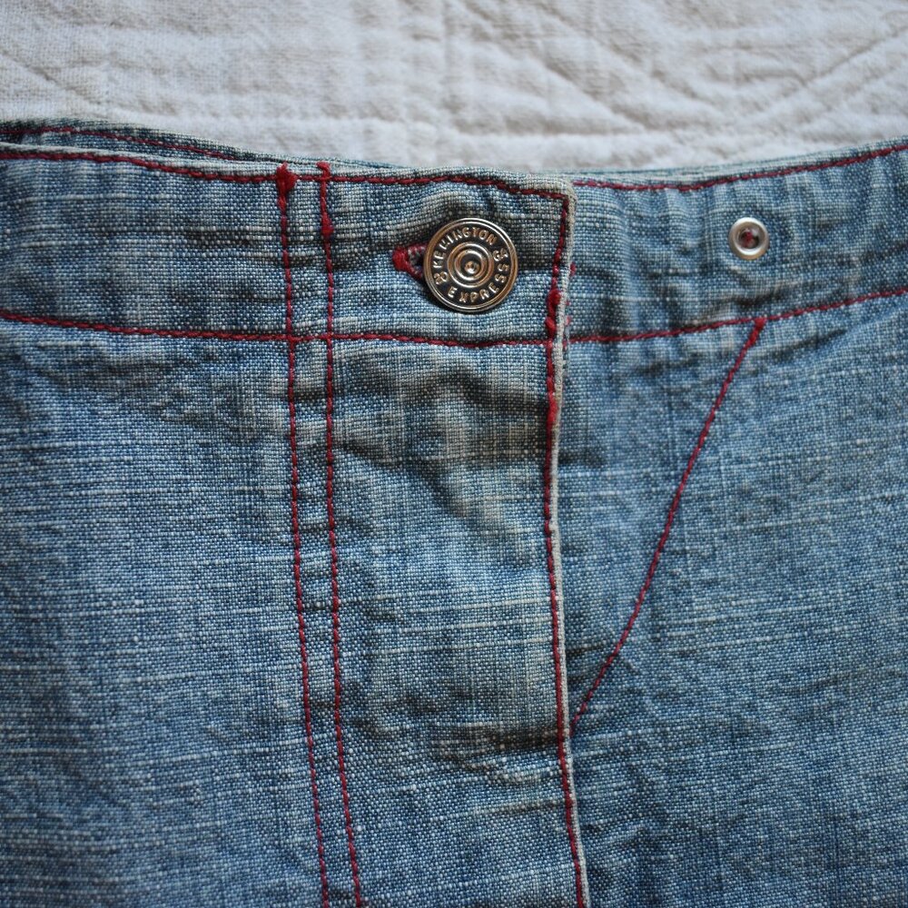 Embroidered Oilily Denim Skirt - Picture 3 of 10